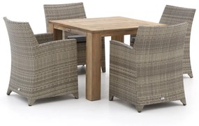 Forza Barolo/ROUGH-X 100cm dining tuinset 5-delig