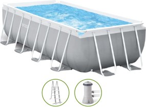 Intex Prism Frame Set opbouwzwembad - rechthoekig - L400 x B200 x H122 cm