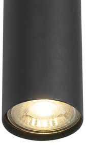 Smart hanglamp zwart incl. 5 Wifi GU10 - Jeana