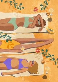 Ilustratie Summer Girls, Raissa Oltmanns