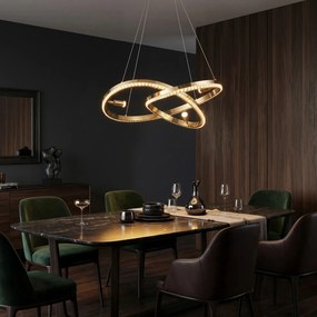 HANGENDE PLAFONDLAMP LED G158-CP GOLD