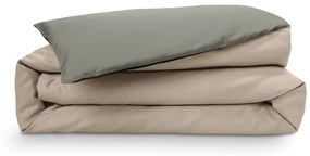 Emma Katoenen Dekbedovertrek 240x220 cm Groen&Beige