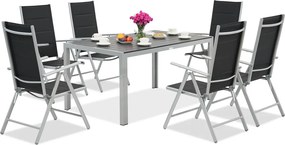 Aluminium tuinmeubelen polywood Verona voor 6 personen Garden Point