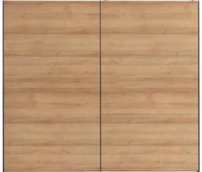 Goossens Kledingkast Easy Storage Sdk, 253 cm breed, 220 cm hoog, 2x 3 paneel schuifdeuren