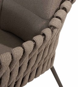 4 Seasons Outdoor Montera tuinstoel terre  Tuinstoel    bruin weerbestendig
