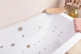 Mueller Monica bubbelbad 178x80cm elektronisch met 8 hydrojets RVS