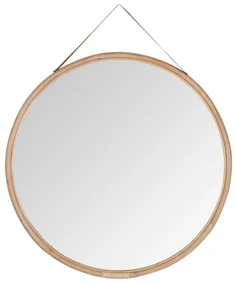 Must Living San Jose XL Grote Ronde Spiegel Van Rotan - 100x3cm