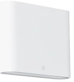 Moderne buiten wandlamp wit 11,5 cm incl. LED - Batt