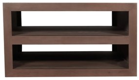 Starfurn Brussel Vierkante Salontafel Walnoot Hout - 80 X 80cm.