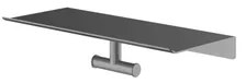 Hotbath &MORE Dubbele Handdoekhaak - voor planchet serie - Geborsteld gunmetal PVD SHA03BGP