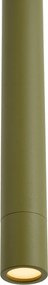 Moderne hanglamp groen met ingebouwde plafondplaat - Chuba