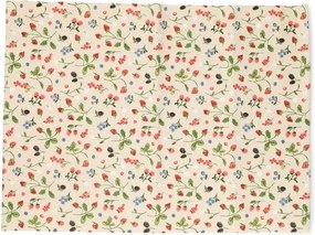 Placemat, GOTS bio-katoen, rood fruit, 35 x 50 cm