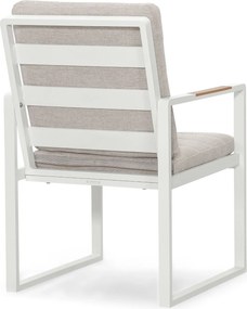 Tuinstoel Aluminium Wit Lifestyle Garden Furniture Alessio  white