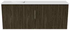 Mondiaz Joya 100cm toiletmeubel shadow met wastafel faye links zonder kraangat talc