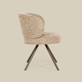 Eleonora Jayson Eetstoel Brons Frame Taupe
