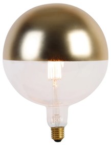 E27 dimbare LED lamp G200 kopspiegel goud 6W 360 lm 1800K rond
