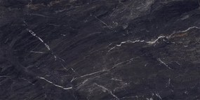 Mexen Sintra Black geglazuurde gres gerectificeerd G1, vloer- en wandtegel 120 x 60 cm, hoge glans - TL204-120-060-00