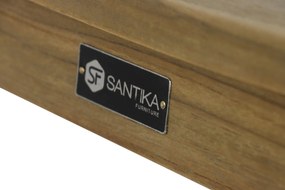 Barstoel Teak Old teak greywash Santika Suka