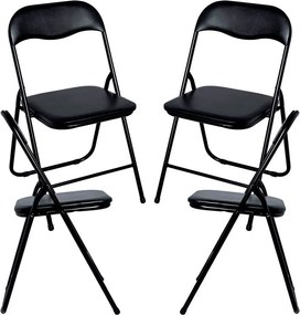 Pack 4 opklapbare Stoelen voor keuken en evenementen Niza Basic