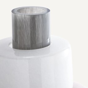 Vaas met 4 ringen van geblazen glas, H25 cm, Maveo