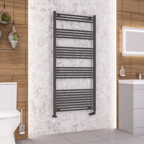 Eastbrook Wendover handdoekradiator 75x160cm 1041W antraciet mat