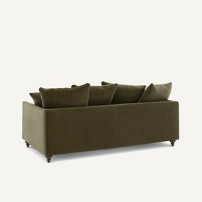 Omvormbare 3-zits fluwelen zetel, Lazare