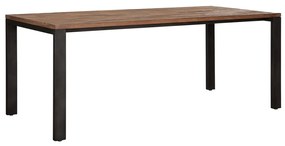 DTP Home Timeless Tracks Eettafel Gerecycled Teak Hout 200 Cm - 200 X 90cm.