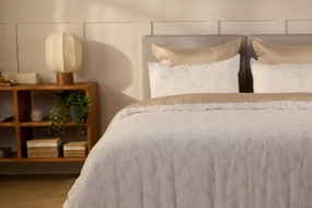 Emma Satijn Dekbedovertrek 240x220 cm  Beige Bloemboom&amp;Beige