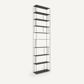 Boekenrek in metalen staal H320 cm, Parallel XXL