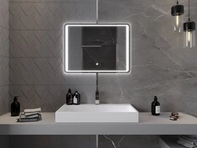 Mexen Zusa verlichte badkamerspiegel 80 x 60 cm, LED 6000K, anti-condens - 9808-080-060-611-00