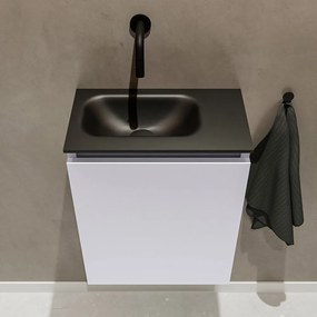 Mondiaz Ture 40cm toiletmeubel cale met wastafel urban links geen kraangat