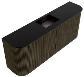 Mondiaz Joya 105cm toiletmeubel ronding links/rechts shadow met wastafel faye midden zonder kraangat urban