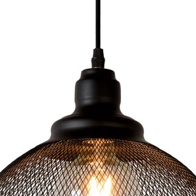 Lucide Mesh hanglamp 28cm 1x E27 zwart