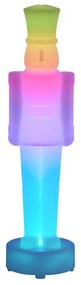 Tafellamp wit incl. LED dimbaar en oplaadbaar RGBW-IC - Nutcracker IP54