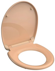 SCHÜTTE Toiletbril met soft-close quick-release BEIGE duroplast