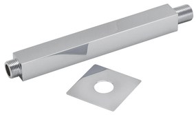 Mueller Cube luxe douche-arm vierkant plafondbevestiging 20cm chroom