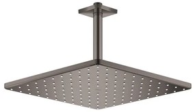 GROHE Rainshower SmartActive 310 Cube Hoofddouche - 31x31cm - 1 straalsoort - plafondarm 14.2cm - hard graphite 26566a00