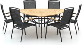 Diningset Hartman  | 6 personen teakhout | Tuinset stapelbaar | 7-delig | Kees Smit Tuinmeubelen