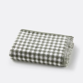 Maxi badlaken in badstof 500g, vichy motief, Dinan