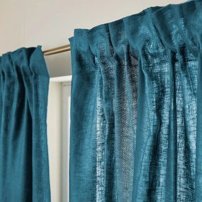 Gordijn van gewassen Linnen met ruflette-afwerking, Private