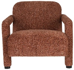 Dutchbone Kent Grof Geweven Fauteuil Rood