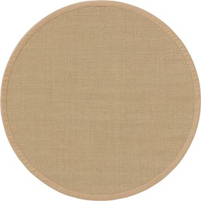 Vloerkleed Sisal Sana Rond Creme Grijs