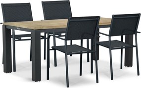 Presto Brentino/Veneto X Dining Tuisnet Aluminium Grijs 5-delig