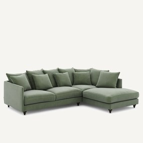 Fluwelen hoekslaapbank, Lazare