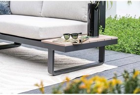Garden Impressions Diego loungeset 4-delig - donker grijs