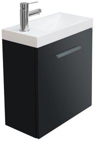 Mueller Emma toiletmeubel hoogglans antraciet 50x25x50cm