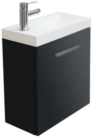 Mueller Emma toiletmeubel hoogglans antraciet 50x25x50cm