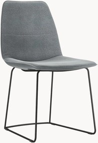 Stoel freistil117 met bekleding, grafietgrijs/zwart