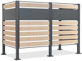 Kliko Ombouwen voor 2 afvalcontainers van 120 l of 240 l Breda CoverTech