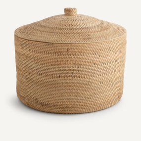 Mand in rotan en gevlochten bamboe, Mirella